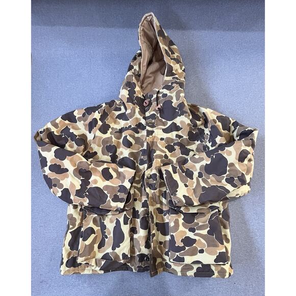Vintage Cabela's Men's XL Nylon Gore-Tex Frogskin Camo Hunting Rain Jacket USA - Picture 1 of 7